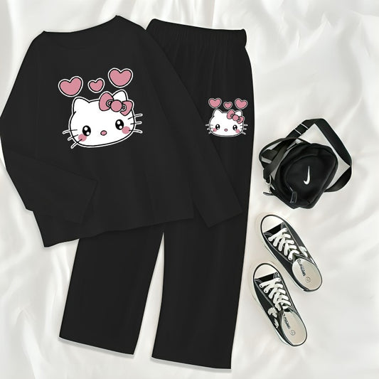 Kitty Printed Nightwear