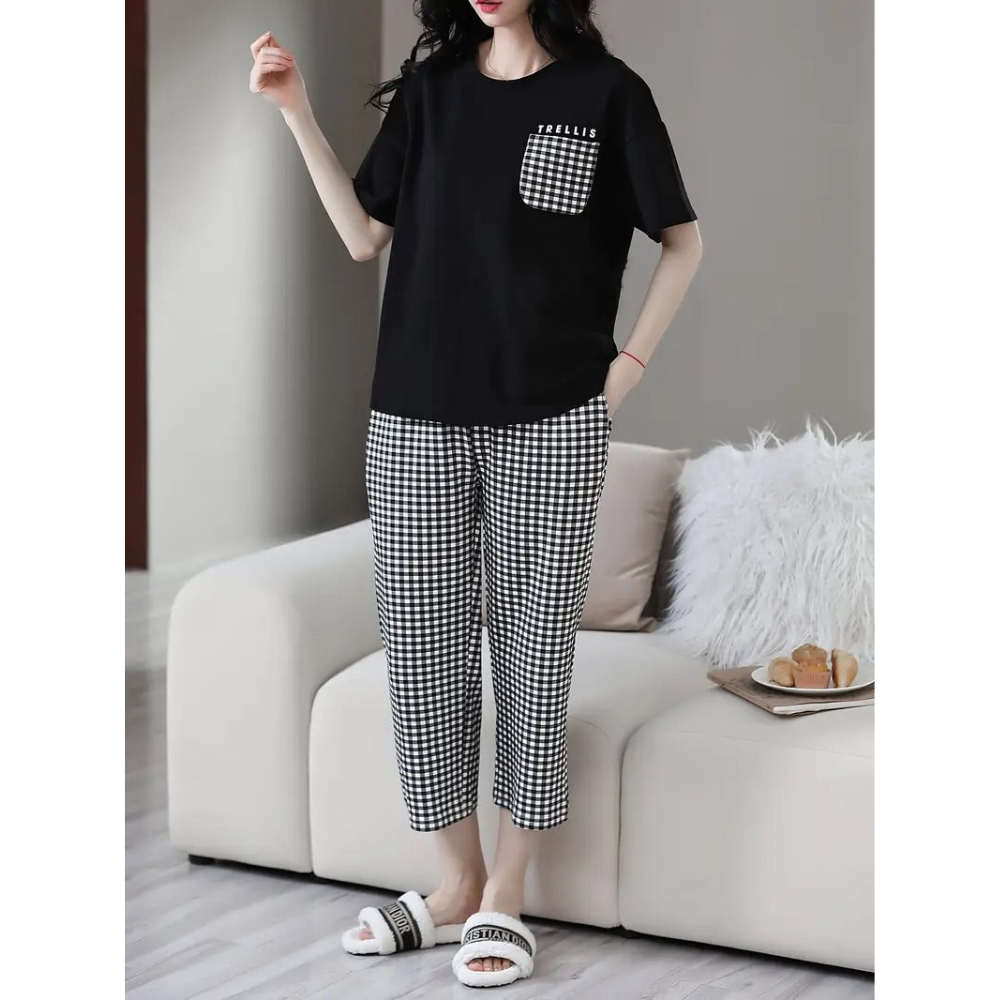 Checkered Pjs for Women