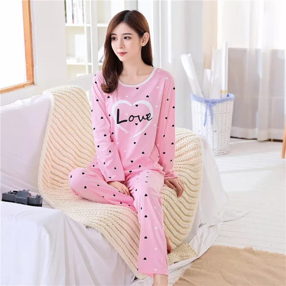 Pink Love Night Wear