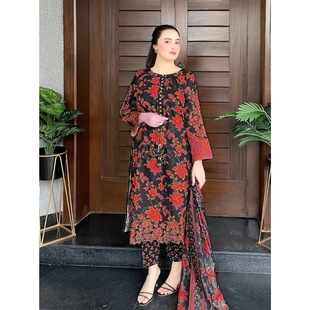 Elegant Swiss Lawn 3-Piece Cord Set