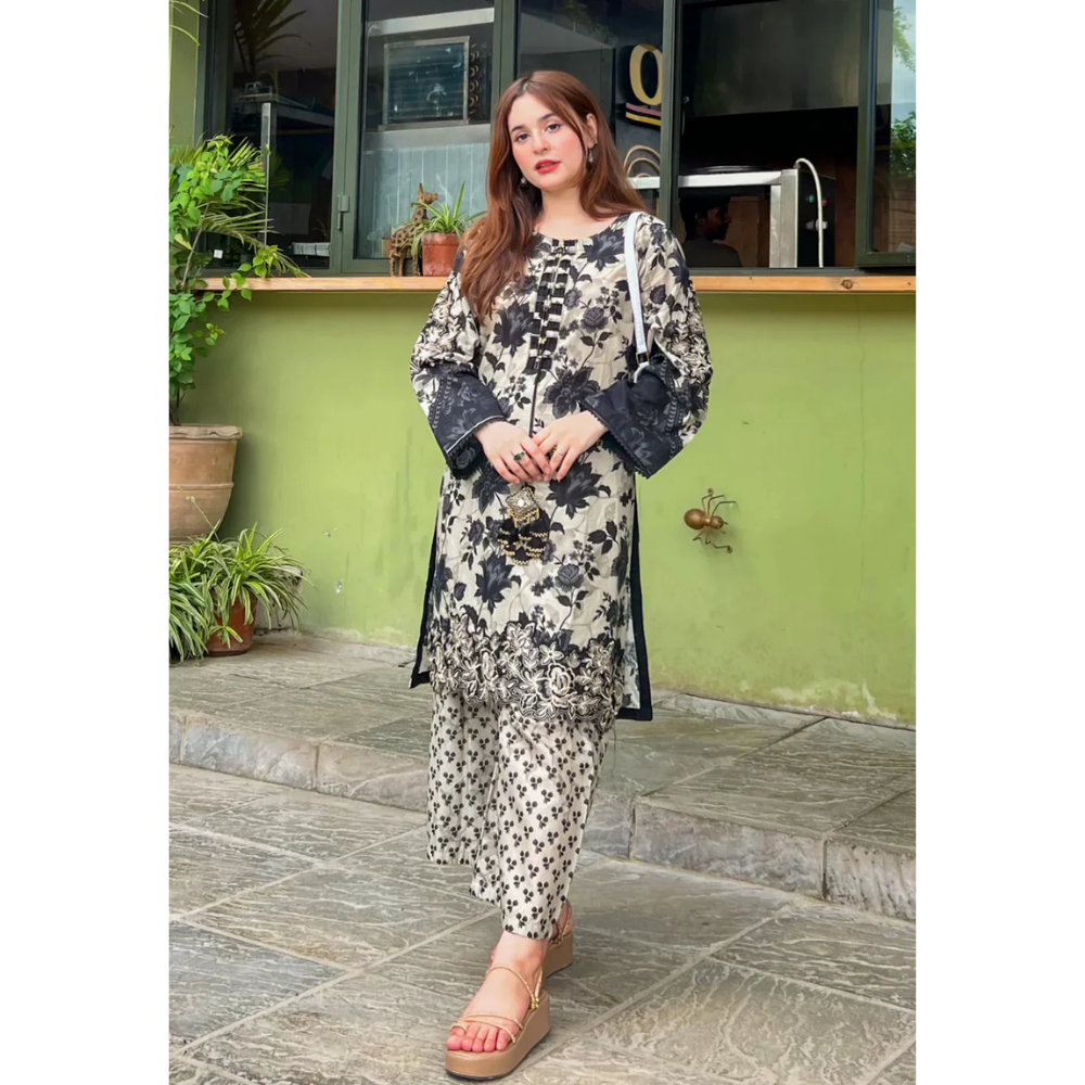 Elegant Swiss Lawn 3-Piece Cord Set